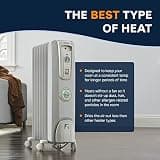 De'Longhi EW7707CM ComfortTemp 1500W Manual Oil-Filled Radiator Heater
