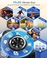 Frenitt 4K Digital Camera with 56MP Capture and 360-Degree Rotating Mode Dial