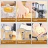 MZTOGR Manual Pasta Maker Machine Complete Set with Ravioli Attachment and Rack