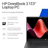 HP OmniBook 3 17.3-inch FHD Laptop PC (AMD Ryzen 3, 8GB RAM, 512GB SSD)