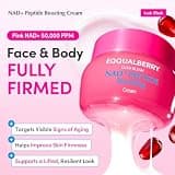 EQQUALBERRY NAD+ 5% and 13 Peptides Boosting Cream for Anti-Aging Skincare