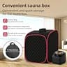 FniOk Entry-Level Portable Home Steam Sauna with 2.6L Steam Generator