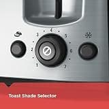 BLACK+DECKER 1400W 4-Slice Toaster with Extra-Wide Self-Centering Slots