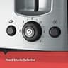 BLACK+DECKER 1400W 4-Slice Toaster with Extra-Wide Self-Centering Slots