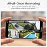 aosu 2K QHD Solar Outdoor Wireless Security 4-Camera Kit with 32GB Local Base Station