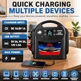 Heavy-Duty 8000A 12V/24V Portable Lithium Jump Starter for Commercial Vehicles