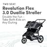 BOB Gear Revolution Flex 3.0 Duallie Jogging Stroller with 100-Lb Capacity