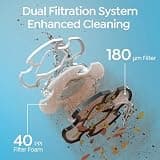 BRINBO S2 Ultra-Lightweight Cordless Pool Vacuum Robot for Above-Ground Pools
