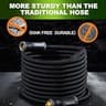 Relxitl 100ft Triple-Layer Non-Expanding Garden Hose with Wear-Resistant Jacket