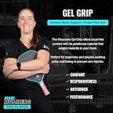 Hesacore Adaptive Gel Grip Upgrade for Pickleball Paddles, Medium Size