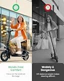 Gyroor C1S Seated Electric Scooter, 550W Motor, Multi-Basket Pet Configuration