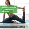 Gaiam Yoga Knee Pad Set 2-Pack Extra Thick 15mm Dense Foam Cushion for Joint Support