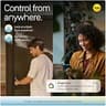 Yale Matte Black Keyed Deadbolt Smart Lock with Google Matter Hub Compatibility