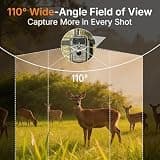 GardePro E6 WiFi Trail Camera with 940nm No-Glow Night Vision and App