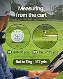 GOLFBUDDY 2S PRO Golf Rangefinder with Buddy Mode Cart Path Triangulation Tech