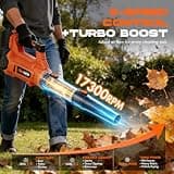 VIBOGEN High-Power Brushless Cordless Leaf Blower with Dual 6.0Ah Batteries