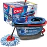 O-Cedar RinseClean Spin Mop & Bucket System with Microfiber Head