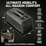 GOUKA 6100 BTU Self-Evaporating Portable Air Conditioner with Inverter Technology