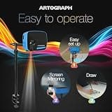 Artograph Flare 100 Digital Art Projector with 1080p Resolution and Grids