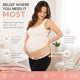 AZMED Everyday Maternity Back Support Belt for Gentle Lift and Comfort