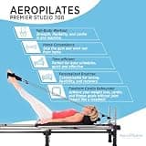AeroPilates Premier Studio 700 Foldable Pilates Reformer with Rebounder