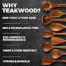 Zulay Kitchen 9-Piece Teak Wood Cooking Utensil Set in Premium Packaging
