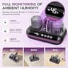 Amzany 5-in-1 Cordless Mattress Vacuum Cleaner with Built-In Humidity Monitor