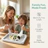 Lerphado Instant Rolled Ice Cream Maker Kit with Heavy-Duty Scrapers
