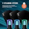 PurSteam 1650W High-Powered Handheld Garment Steamer with Ceramic Soleplate