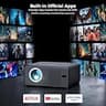 CiBest Mini Portable Projector with 1080P Full HD, WiFi, Bluetooth & Electric Focus