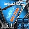 ORLMS 9000W Dual Motor AWD Electric Bike, 60V 25Ah Battery with 50.9 MPH Speed
