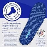 PowerStep Pinnacle Arch Support Orthotic Insoles for Plantar Fasciitis Relief