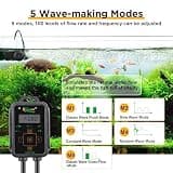 Hygger Adjustable Cross-Flow Aquarium Wave Maker Circulation Pump with LED Display