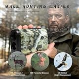 PEAKPULSE 1400-Yard Hunting Laser Rangefinder with Dedicated Bow Modes