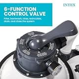 INTEX Krystal Clear 1500 GPH Sand Filter Pump System with Built-In Automatic Timer