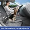 ALLANSING Heavy-Duty 900D Waterproof Front Passenger Seat Cover with Side Flaps