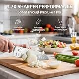 KnifeSaga 14-Piece Cryogenically Tempered Japanese Steel Kitchen Knife Set
