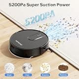 ROPVACNIC Robot S1 Vacuum and Mop Combo with Specialized Tangle-Free Port