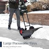 Best Choice Products 36-Inch Heavy-Duty Galvanized Steel Snow Pusher