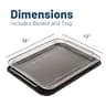 GE Appliances PM48X120 15x12-Inch Stainless Steel Air Fry Basket and Tray Set