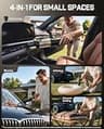 Fanttik Slim V8 APEX 4-in-1 Cordless Handheld Car Vacuum and Inflator
