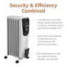 Amazon Basics B07HGFB3FQ 1500W Portable Manual Oil Radiator Space Heater