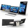 15.6-inch 1080P FHD Detachable Dual Laptop Screen Extender with 235-Degree Rotation