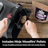 Ninja Woodfire OG321 6-in-1 Outdoor Grill and Smoker for Small Spaces