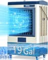 Uthfy 6500 CFM Industrial Swamp Cooler with 19-Gallon Tank & Steel Body