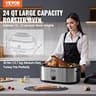 VEVOR 24-Quart Electric Roaster Oven with Advanced Defrost and Warm Settings