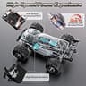 HOMETALL 1:18 Scale 4x4 Fast Monster Truck with RGB Shark Design and Dual Batteries