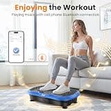 AXV Quiet Vibration Plate Fitness Platform with 120 Speeds and Bluetooth
