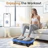 AXV Quiet Vibration Plate Fitness Platform with 120 Speeds and Bluetooth