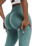 NORMOV Seamless Scrunch Booty Butt Lifting Workout Leggings 4-Piece Set